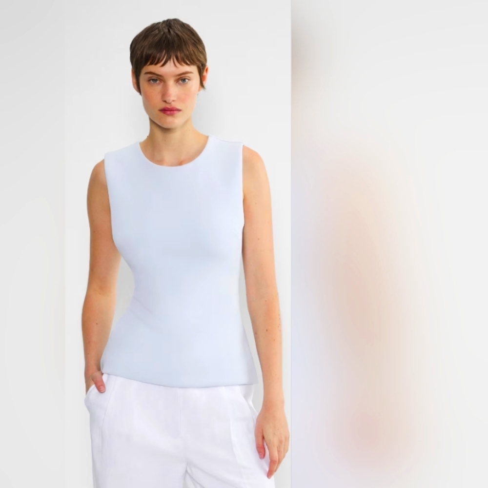 BABATON Aritzia FIGUREKNIT RECAP BLOUSE